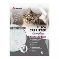 Silica Fine Clumping Baby Powder silikagelio kačių kraikas, 5 l (1,9 kg) 561238