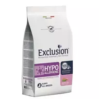 EXCLUSION Hypoallergenic su kiauliena ir žirniais šuniukams 12 kg