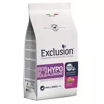 EXCLUSION Hypoallergenic su kiauliena ir žirniais šunims "S" 2 kg