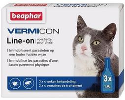 Beaphar IMMO SHIELD LINE-ON CAT lašai katėms, 3 x 1 ml
