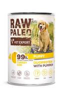 RAW PALEO pašaras šuniukams su kalakutiena ir menke, 400 g