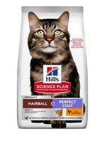 Hill's Science Plan Hairball + Perfect Coat suaugusioms katėms su vištiena 7 kg