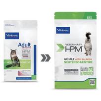 VIRBAC HPM Adult Cat su lašiša sterilizuotoms ir nesterilizuotoms katėms 3 kg
