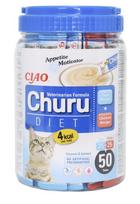 Churu Vet Diet tyrė katėms su tunu ir vištiena, 14 g × 25 × 2