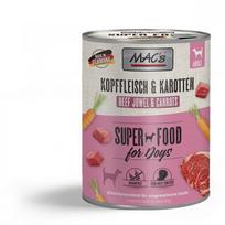 MAC's Dog Kopffleisch & Karotten - konservai šunims su jautienos galvų mėsa ir morkomis 400 g