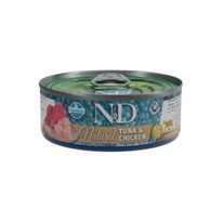 N&D CAT NATURAL TUNA CHICKEN 140 g