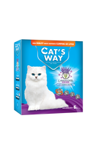 Cats Way White Cat Litter, Lavender Garden (levandų kvapo) 5,1 kg / 6 l kačių kraikas