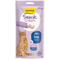 GimCat SNACK CREAM TUNA 6 × 15 g