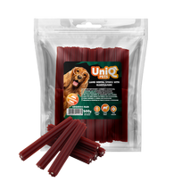 UniQ Pets – Lamb Dental Sticks with Glucosamine - Ėrienos dantų lazdelė su gliukozaminu, 15 cm, 500 g