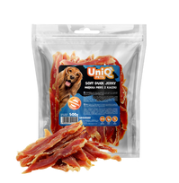 UniQ Pets – Soft Duck Jerky - Minkšta antienos krūtinėlė, 500 g