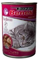 Super Benek konservai katėms gabalėliai su žvėriena padaže 415 g