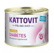 KATTOVIT Diabetes Huhn – konservai katėms su vištiena 185 g