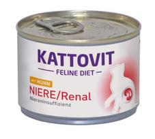 KATTOVIT Niere/Renal Huhn - konservai katėms su vištiena 185 g