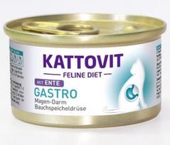 KATTOVIT Gastro Ente – konservai katėms su antiena 185 g