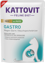 KATTOVIT Gastro Pate Pute - Paštetas katėms su kalakutiena 85 g