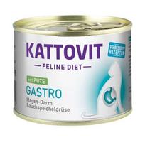 KATTOVIT Gastro Turkey&Rice – konservai katėms su kalakutiena 185 g