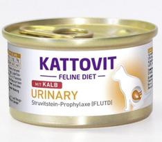 KATTOVIT Urinary Kalb – konservai katėms su veršiena, 185 g