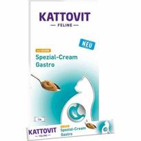 KATTOVIT Gastro Cream - Papildomas pašaras katėms, turinčioms virškinimo sutrikimų, 6x15g