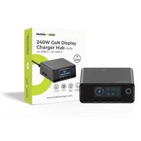 Mobile Origin 240W GaN Display Charger Hub PW39 - 4x USB-C + 2x USB-A
