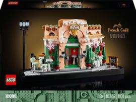 Prekė su pažeista pakuote. Konstruktorius LEGO® Icons Prancūzų kavinė 10362, 1101 vnt.