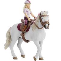 Schleich Horse Club Sofia & Blossom, brown toy figure 42713