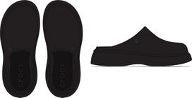 Crocs™ Dylan Notched Clog Women’s Black - 42,5
