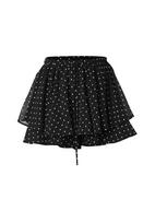 Estelou Sijonas 'Polka' juoda / balta