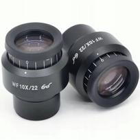 Okuliarai WF10X/22 – Platus matymo laukas 22 mm, Dioptrijų reguliavimas, Lęšio skersmuo 30 mm