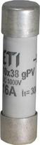 Eti-Polam Cilindrinis saugiklio įdėklas PV 10x38mm 25A gPV 900V DC CH10 002625109