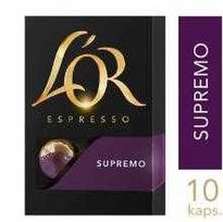 Multi L'OR Lungo Supremo kavos kapsulės, stiprumas 10, 10 vnt. x 10 vnt./dėžutėje
