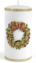 Mondex Žvakė „WREATH“, mažas cilindras, 7x7x10cm, parafinas, balta