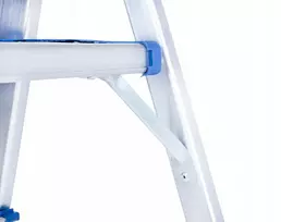Geko #Aliuminės 5 pakopų sulankstomos kopėčios 150 kg (1)