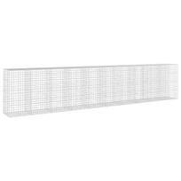 vidaXL Gabionas su 5 mm viela ir 10x10 cm tinkleliu 1000x100x200 cm