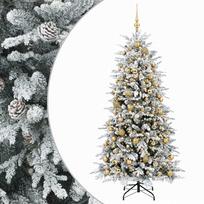 vidaXL Dirbtinė kalėdinė eglutė su rutuliuku 240 cm 300 LED