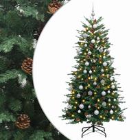 vidaXL Dirbtinė Sulankstoma Kalėdų Eglutė 180 cm 300 LED Šilta balta