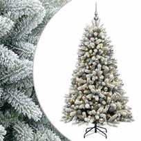 vidaXL Dirbtinė Kalėdų eglutė su burbulais 180 cm 300 LED Šilta balta