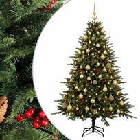 vidaXL Dirbtinė kalėdinė eglutė su rutuliuku 240 cm 300 LED
