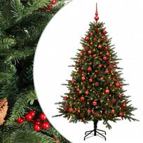 vidaXL Dirbtinė kalėdinė eglutė su rutuliuku 240 cm 300 LED