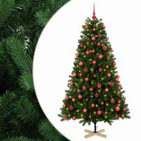 vidaXL Dirbtinė kalėdinė eglutė su rutuliuku 240 cm 300 LED