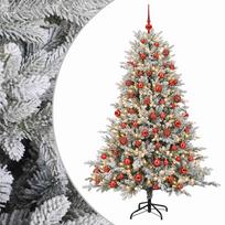 vidaXL Dirbtinė kalėdinė eglutė su rutuliuku 240 cm 300 LED