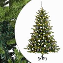 vidaXL Dirbtinė kalėdinė eglutė su rutuliuku 240 cm 300 LED