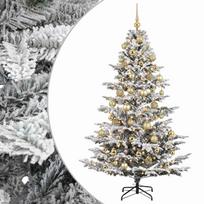 vidaXL Dirbtinė kalėdinė eglutė su rutuliuku 240 cm 300 LED