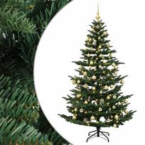 vidaXL Dirbtinė kalėdinė eglutė su rutuliuku 240 cm 300 LED