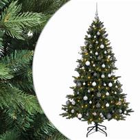 vidaXL Dirbtinė kalėdinė eglutė su rutuliuku 240 cm 300 LED