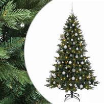 vidaXL Dirbtinė kalėdinė eglutė su rutuliuku 240 cm 300 LED