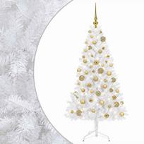 vidaXL Dirbtinė kalėdinė eglutė su rutuliuku 240 cm 300 LED