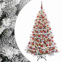 vidaXL Dirbtinė kalėdinė eglutė su rutuliuku 240 cm 300 LED