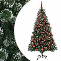 vidaXL Dirbtinė kalėdinė eglutė su rutuliuku 240 cm 300 LED