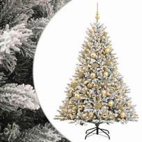 vidaXL Dirbtinė kalėdinė eglutė su rutuliuku 240 cm 300 LED