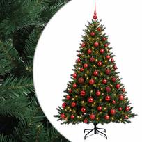 vidaXL Dirbtinė kalėdinė eglutė su rutuliuku 240 cm 300 LED